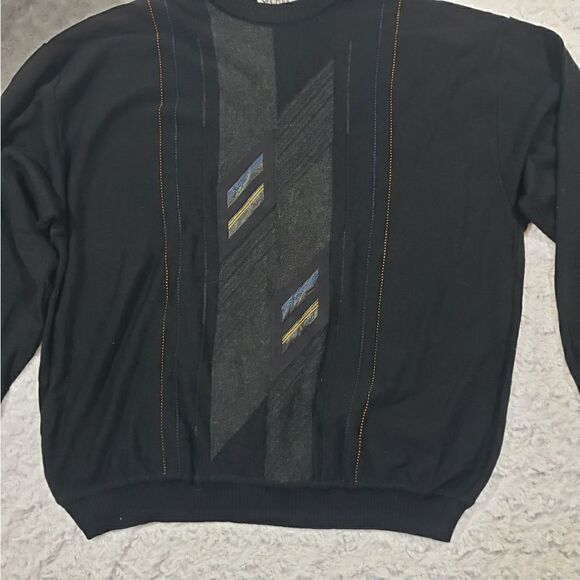 Vintage Grandpa Sweater Wool Blend Size Large St Croix Knits - Picture 8 of 8